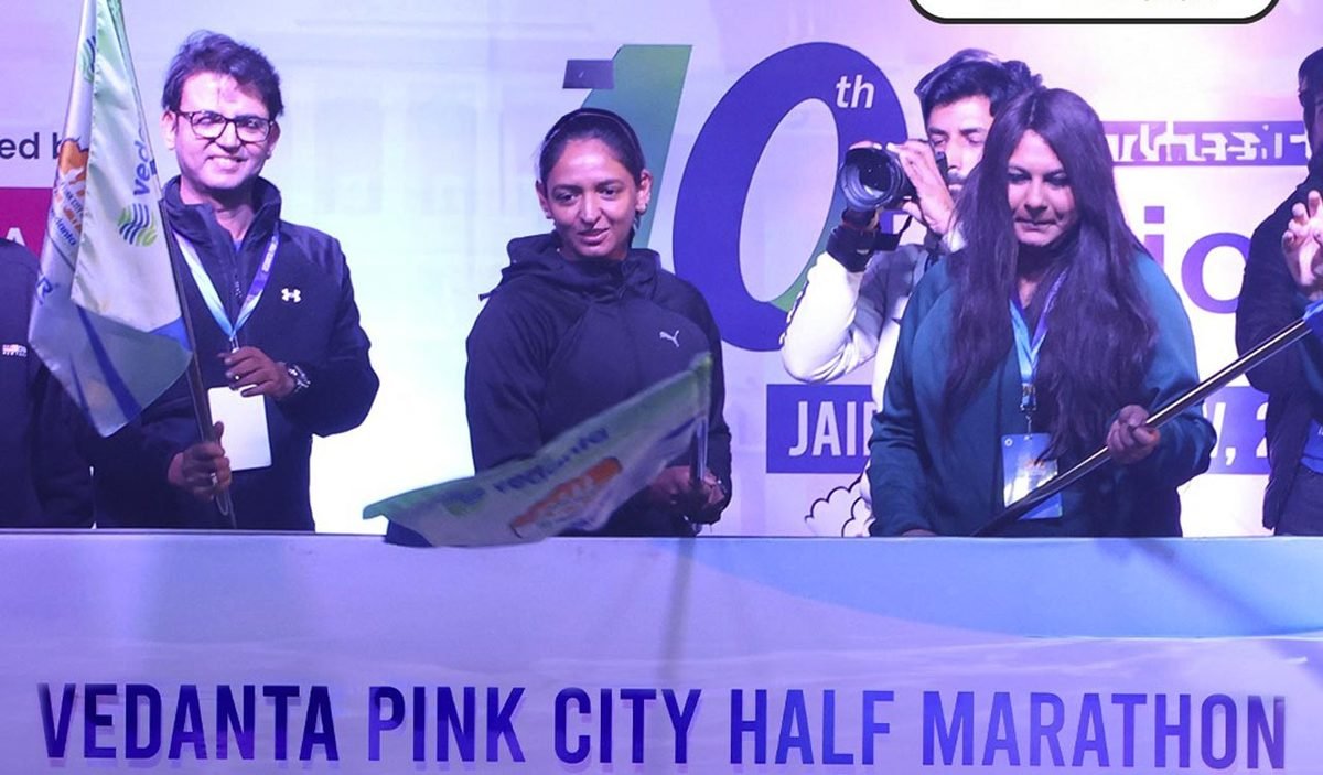 Harmanpreet Kaur at the PCHM flag-off ceremony